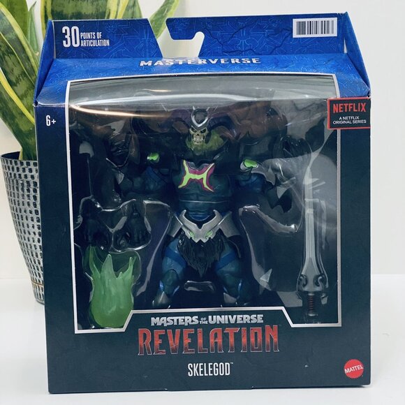 Masters of the Universe Revelation Masterverse Skelegod Skeletor Mattel 2021 - Picture 1 of 2